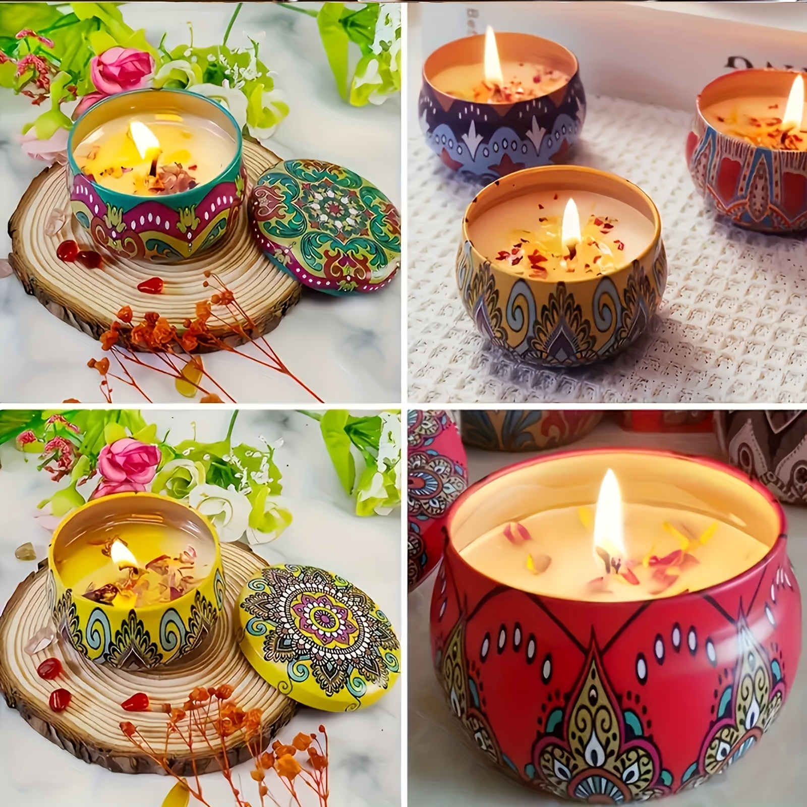 Комплект за свещи Blingfun 220 части – DIY комплект с бурканчета - Image 3