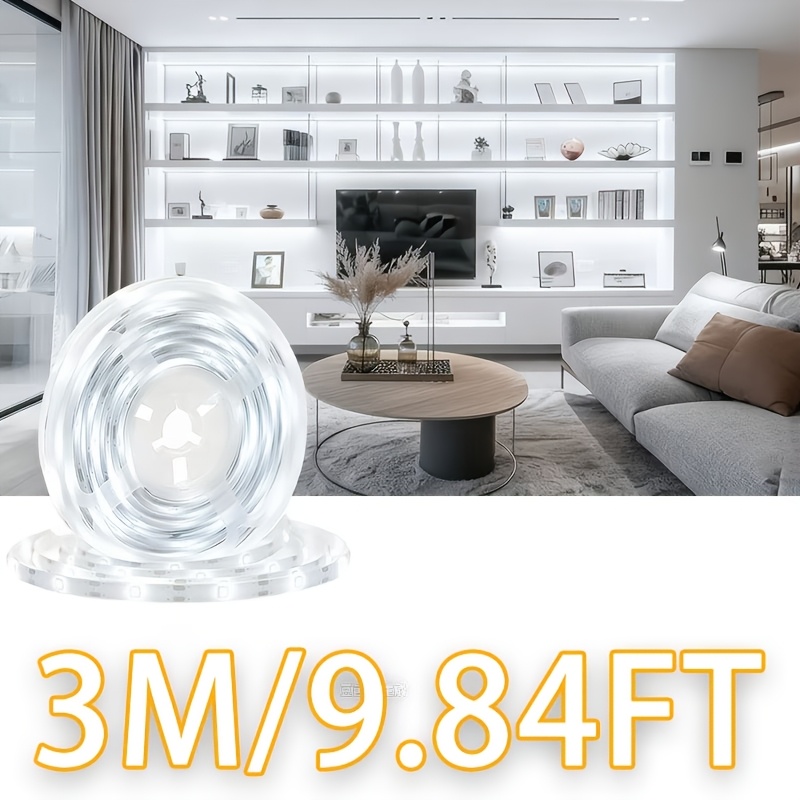 LED светлини под шкафове със сензор за движение – затъмняващи, енергийно ефективни, USB захранване - Image 8
