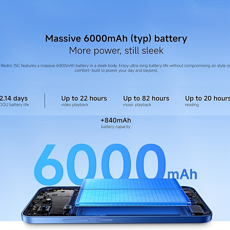 XIAOMI Redmi 15C - 4+256GB, 6.9" HD+ 120Hz дисплей, 50MP камера, 6000mAh батерия, осемядрен процесор, 33W бързо зареждане - Image 2