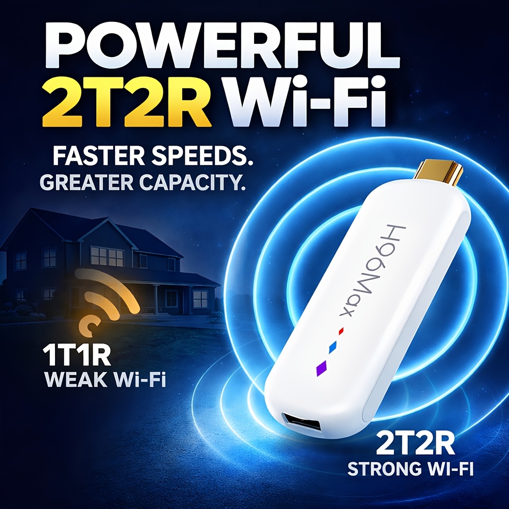 H96 Max 2026 Android 14 TV Stick – 4K Ultra HD, AI гласов контрол, Wi‑Fi 6 и 3D поддръжка - Image 4
