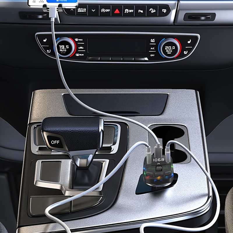 Безжично Зарядно BT5.3 за Smartphones – PD 15W, Авто Захранване, Hands-Free, USB-C