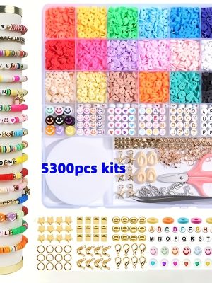 Комплект мъниста за гривни 3500/5300/7200 бр – DIY бижута
