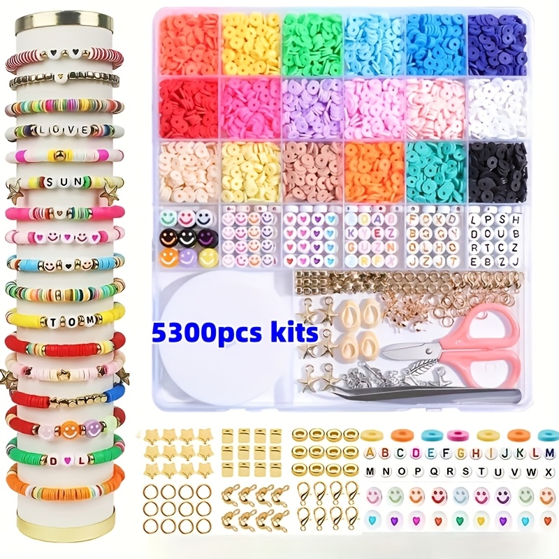 Комплект мъниста за гривни 3500/5300/7200 бр – DIY бижута