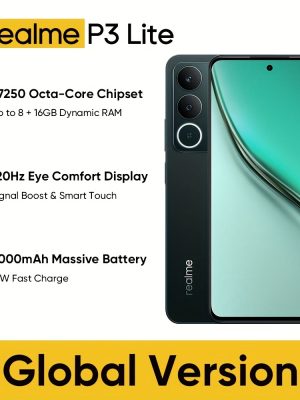 Realme P3 Lite 4G – отключен смартфон, 6GB+128GB / 8GB+256GB, 6.67“ LCD 120Hz, 50MP камера, 6000mAh батерия, Android 15