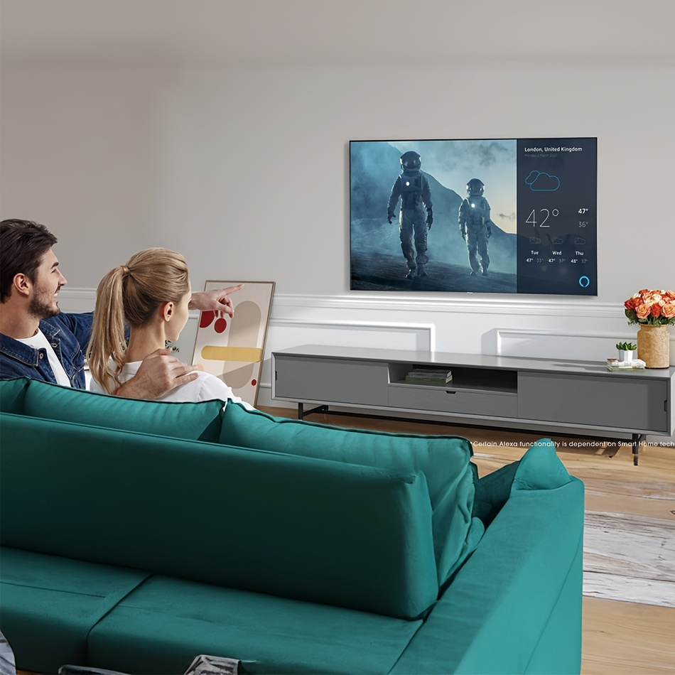 Регулируема TV стойка за стена – 14–109.22 cm, черна, ултратънка, без инструменти, VESA 75–200 мм - Image 7