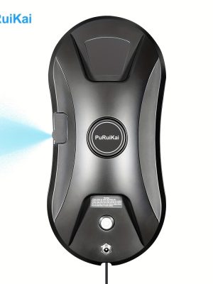 Робот за почистване на прозорци PuRuiKai11 – 4,5 м предпазно въже, 10 кърпи и пръскачки, дистанционно управление