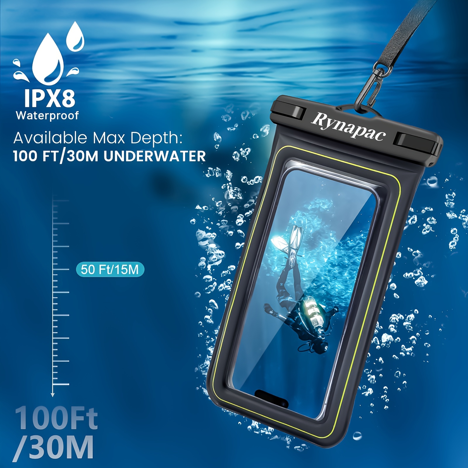 Водоустойчив калъф за телефон – плаваща чанта за смартфон до 6.8 инча - Image 8