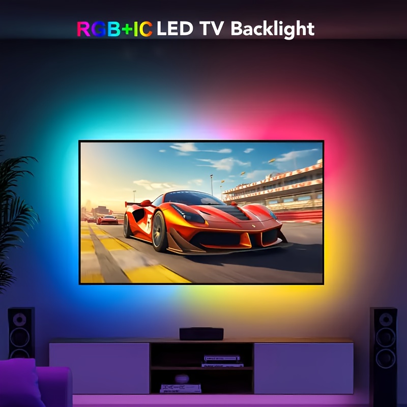 RGB LED лента с USB захранване – управление чрез приложение, музикална синхронизация и таймер - Image 12