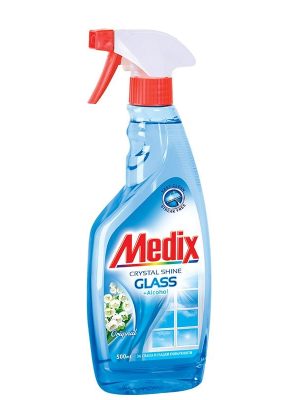 Препарат с помпа за почистване на прозорци и огледала Medix Glass Original – 500 мл |