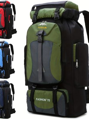 KINGANT 70L спортна раница – голяма раница за пътуване и туризъм