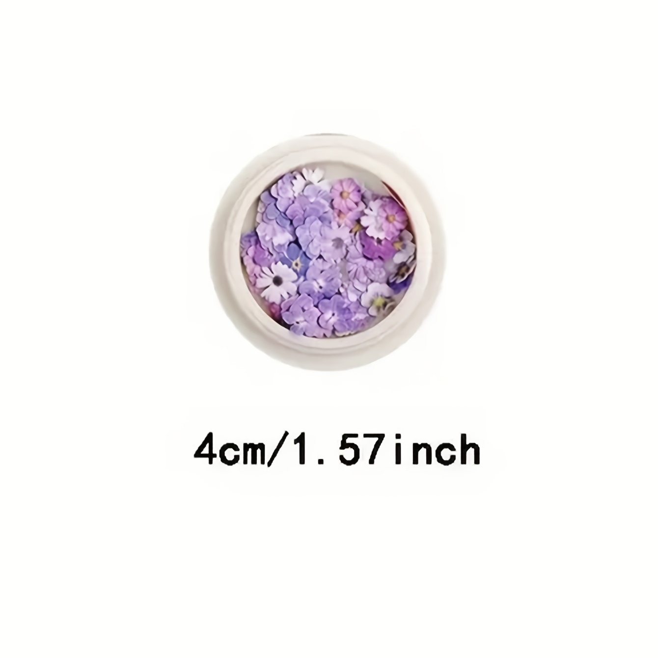 Комплект 9 кутии 3D декорации за нокти – цветя, пайети и брокат за nail art - Image 4