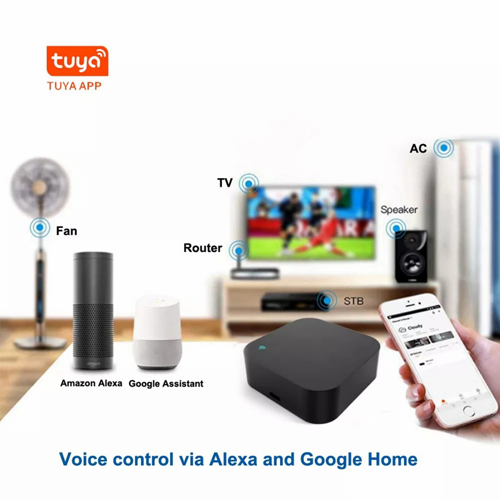 Tuya Smart WiFi IR Контролер – универсално дистанционно за умен дом, съвместимо с Alexa - Image 2