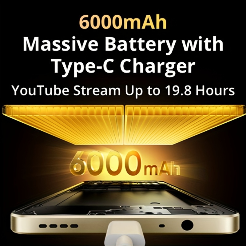 Realme Note 70T Отключен смартфон - 6.7" 90Hz дисплей, 6000mAh батерия, 4+64GB / 4+128GB / 4+256GB, 13MP AI камера, Android 15, 4G LTE - Image 3