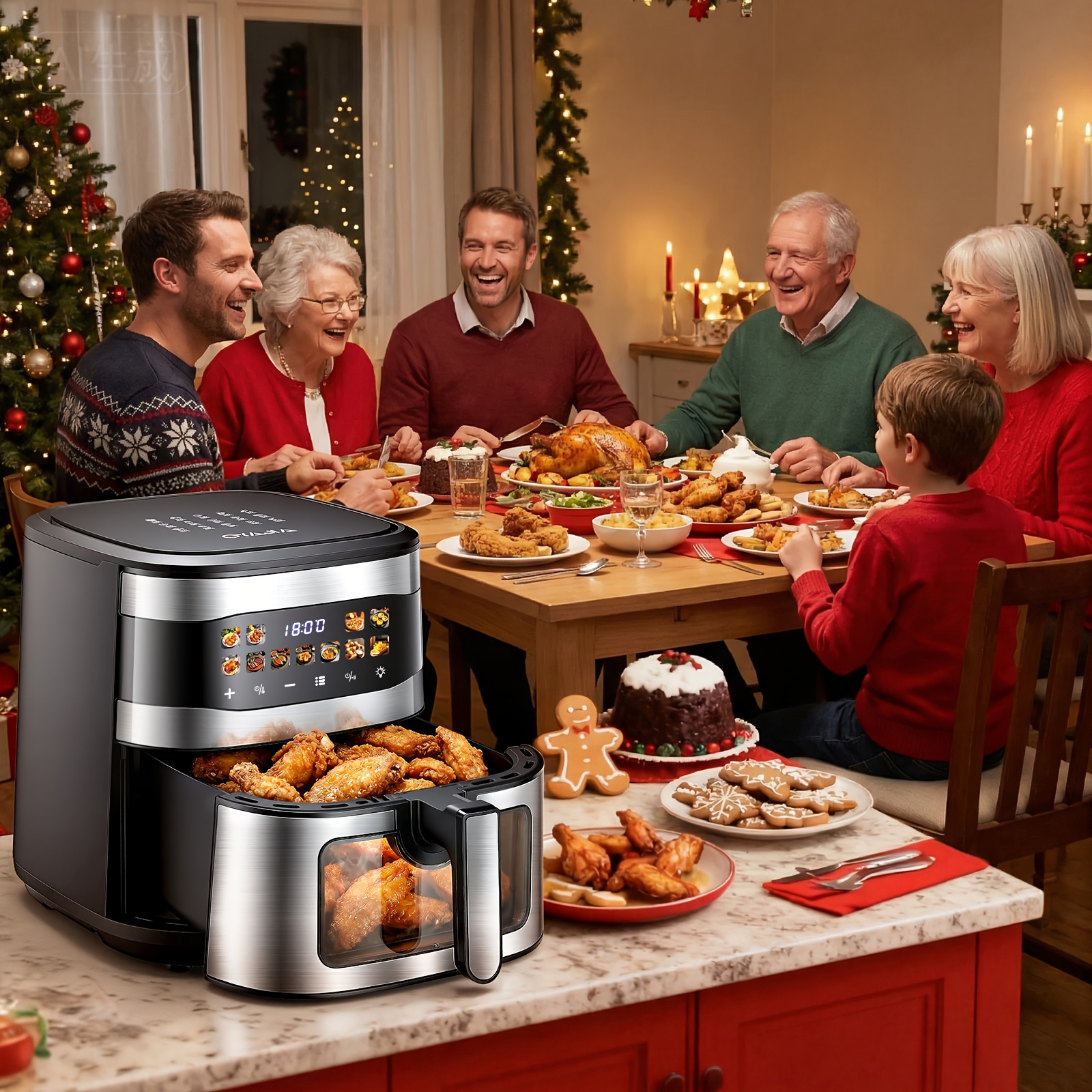 Air fryer Kehot 10L 2000W - фритюрник от неръждаема стомана 304 - Image 8