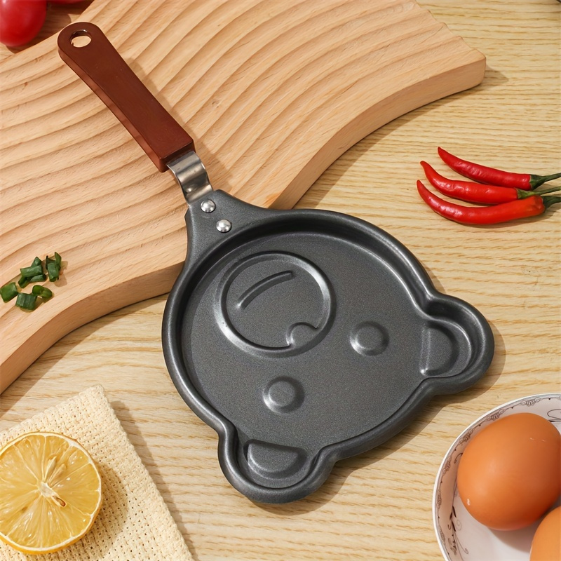 Мини Тиган „Очарователна закуска“ – Незалепващ с Мечешки Десен, 13.97 см, Ръчно Почистване
