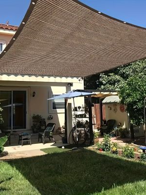 Мрежа за сянка 80% – UV защита за двор, градина и басейн