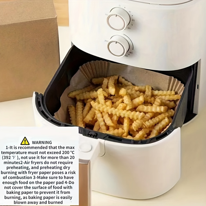 Хартиени подложки за air fryer 50/100 бр - незалепващи пергаментни форми - Image 5
