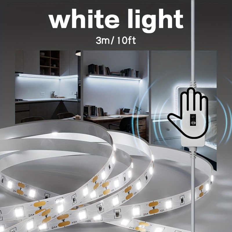 USB LED лента с движение активиране – топло/бяло осветление за дом, телевизор и интериорен декор - Image 7