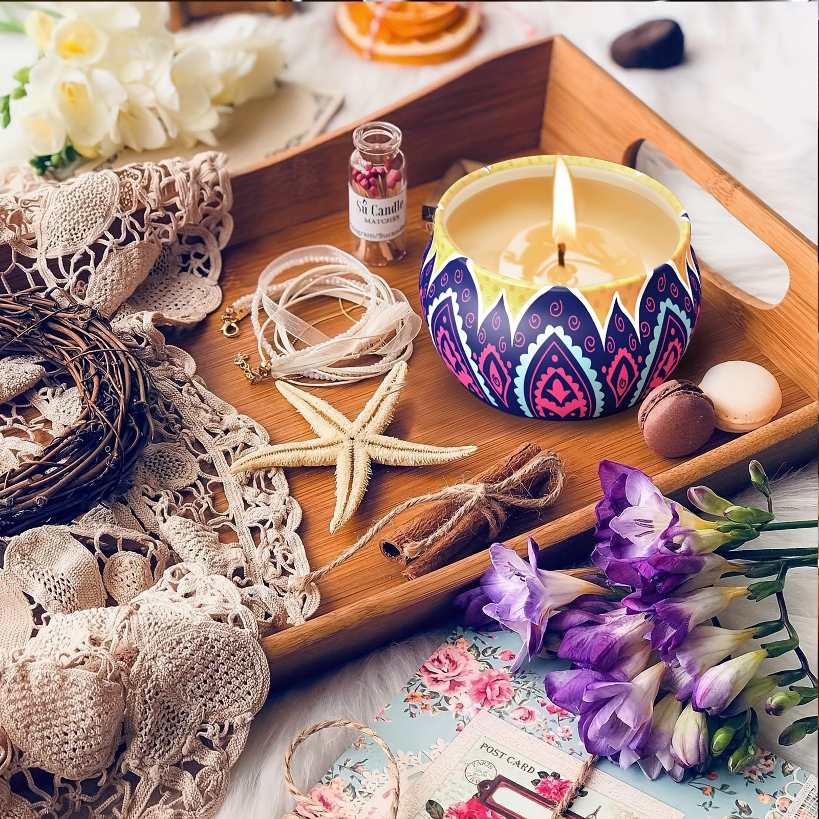 Комплект за свещи Blingfun 220 части – DIY комплект с бурканчета - Image 9