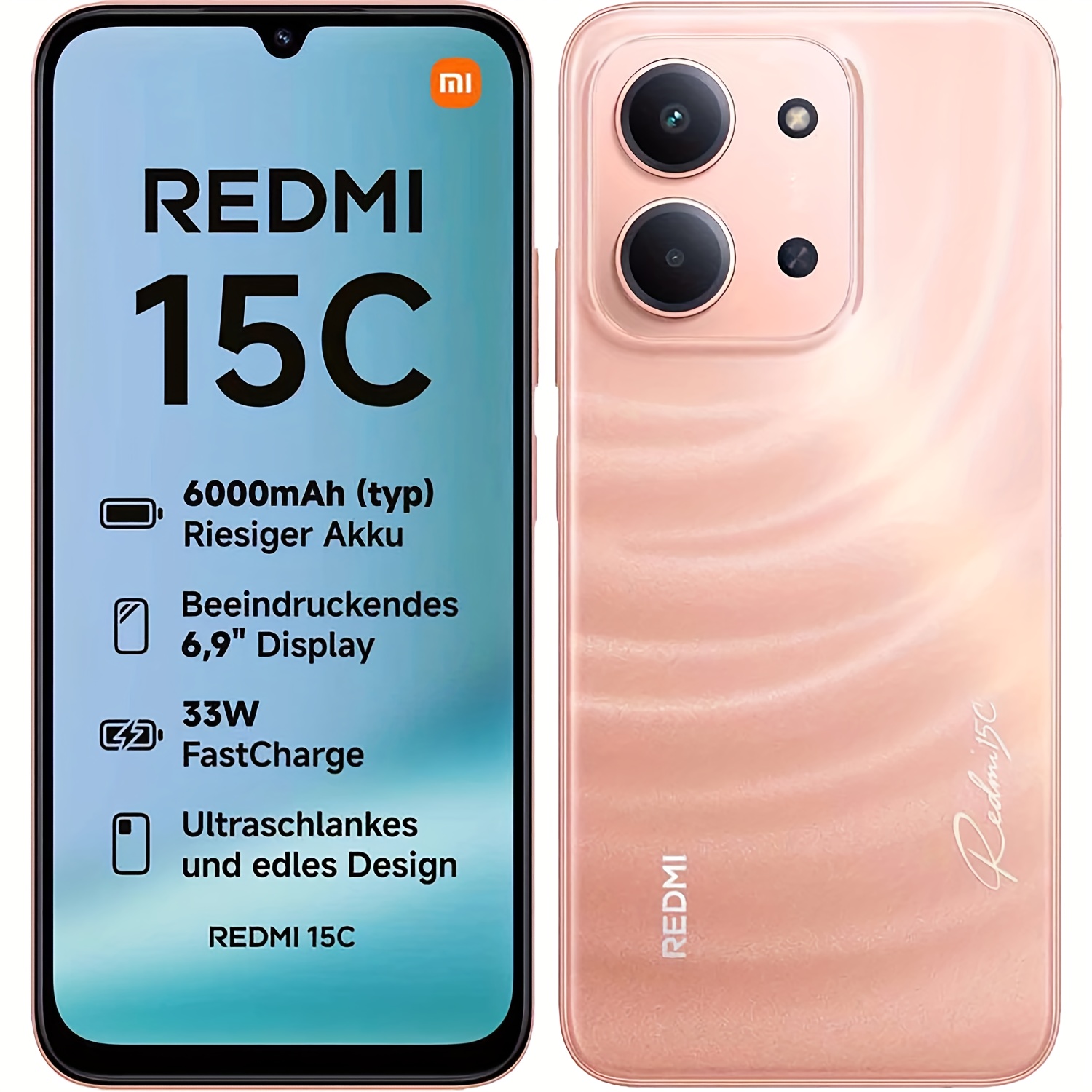XIAOMI Redmi 15C - 4+256GB, 6.9" HD+ 120Hz дисплей, 50MP камера, 6000mAh батерия, осемядрен процесор, 33W бързо зареждане - Image 3