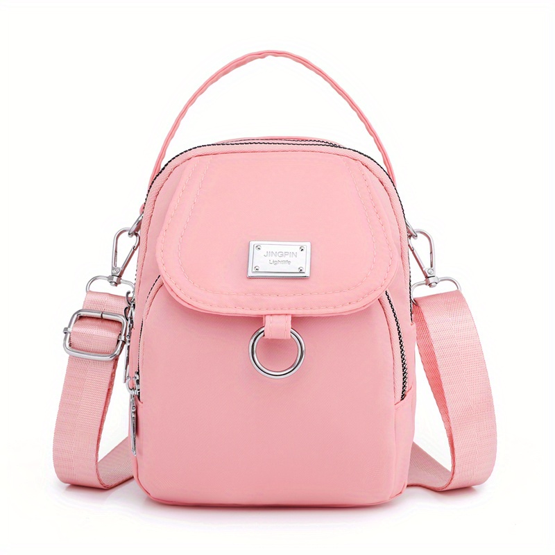 OGEHUAFEE дамска мини чанта през рамо – светлосиня нейлонова crossbody - Image 5