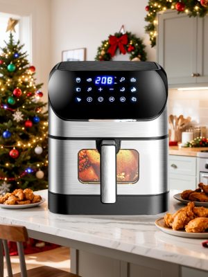 Air Fryer 8.5L Kehot – Дигитален Въздушен Фритюрник 1500W от Неръждаема Стомана