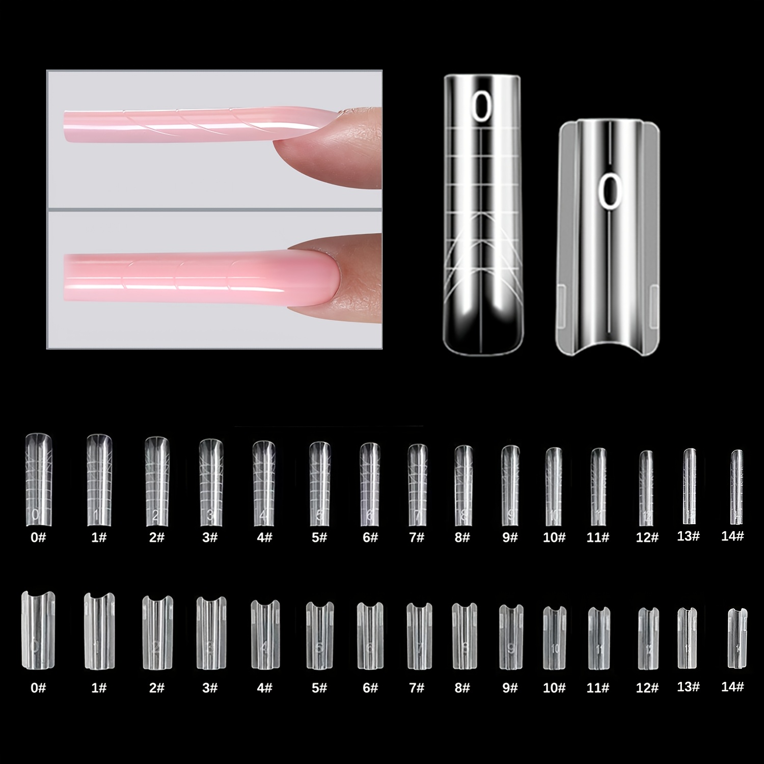 Форми за удължаване на нокти 120 бр – dual forms за бърз маникюр - Image 6