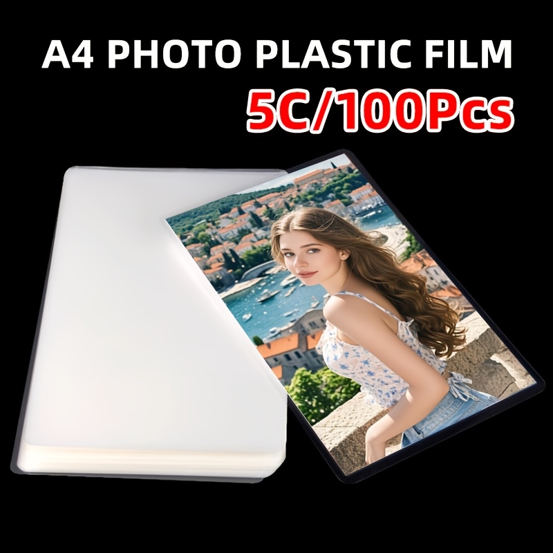 Ламиниращи листи A4 – комплект 100 броя прозрачно фолио - Image 3