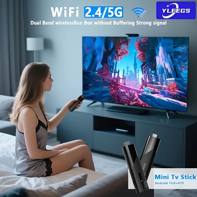 Android 14 Smart TV Box – 4GB RAM + 32GB, 8K поддръжка, AI гласов контрол и Dual WiFi - Image 5