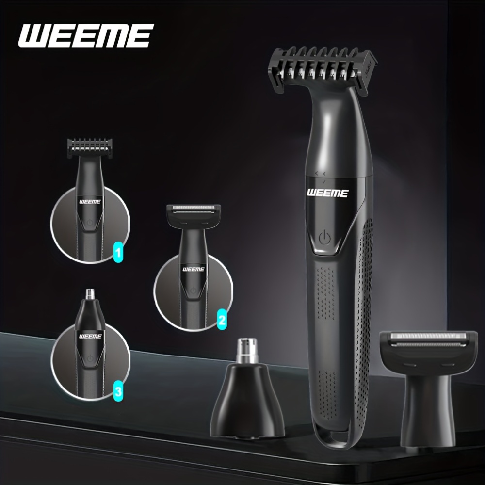 Универсален USB тример WEEME 3 в 1 - подмишници, крака, ръце, бикини линия и чувствителни зони - Image 6