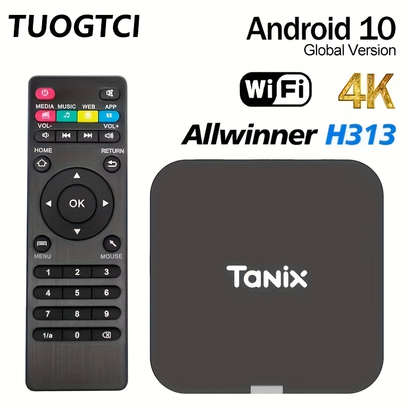 TUOGTCI Android Мини ТВ Бокс – H313 Quad‑Core, Android 10.0, 4K 60FPS, компактен дизайн - Image 2
