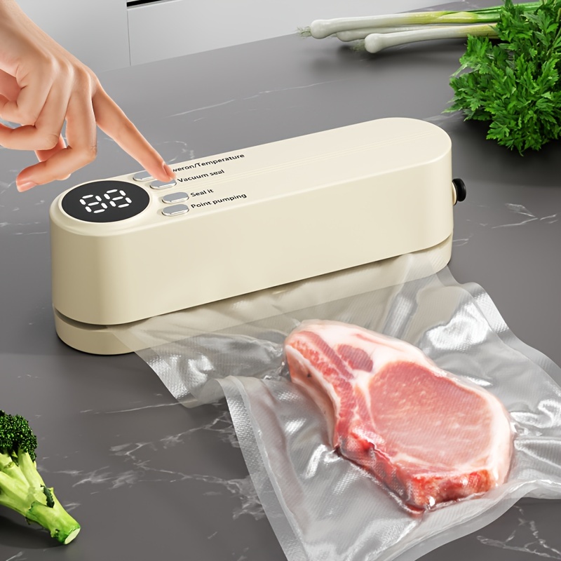 Безжична вакуум машина за храна USB - преносим уред с батерия 1200mAh