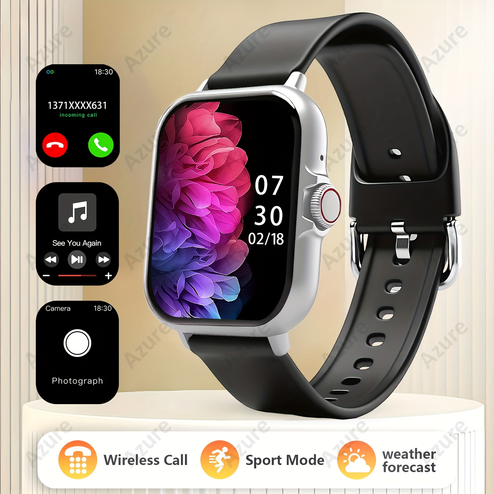 Смарт Часовник 1.83” HD – Обаждания, Известия, Спортни Режими, Android/iPhone - Image 7