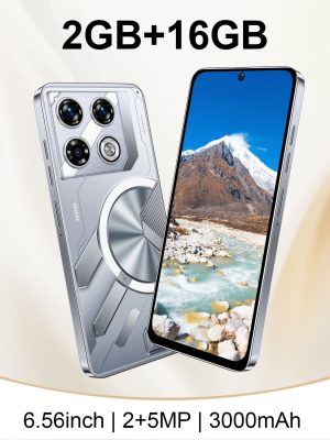 Нов Android смартфон 2026 – 2GB+16GB, 2MP+5MP камера, GPS, Android 8.1, 6.56″ голям HD дисплей, батерия с дълъг живот