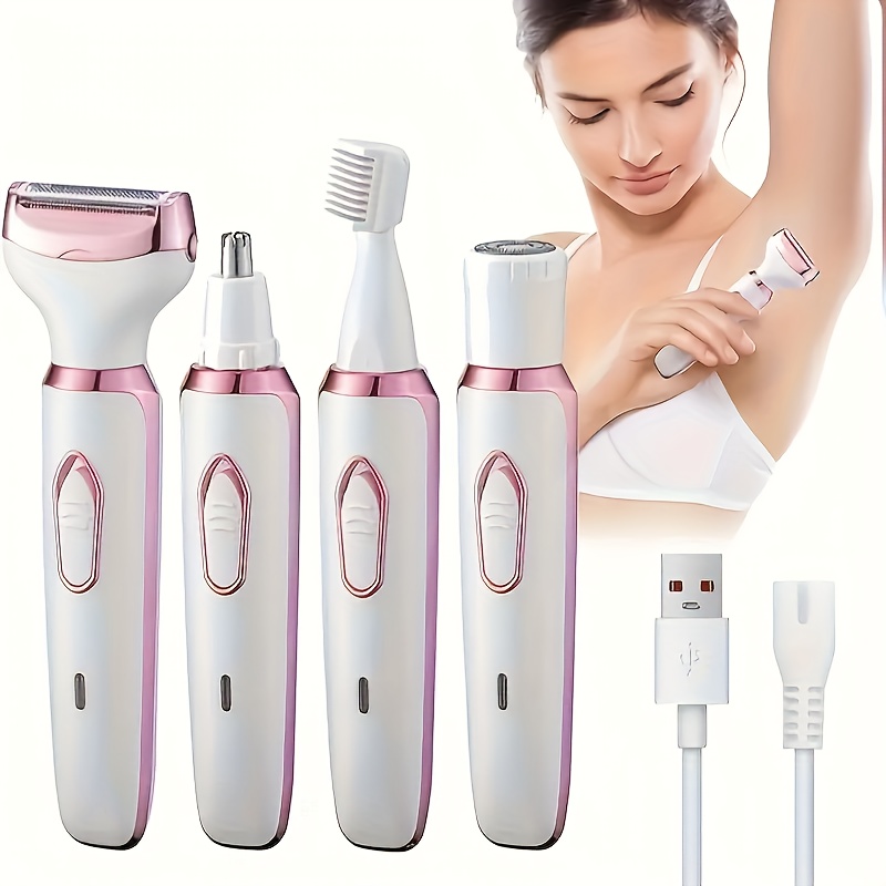 Електрическа самобръсначка 4 в 1 FEIYBA – USB зареждане, неръждаема стомана, за жени и мъже