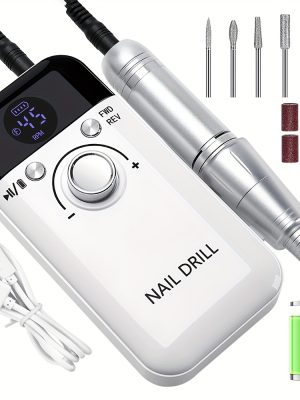 Професионална електрическа пила за нокти 45000 RPM – машинка за маникюр