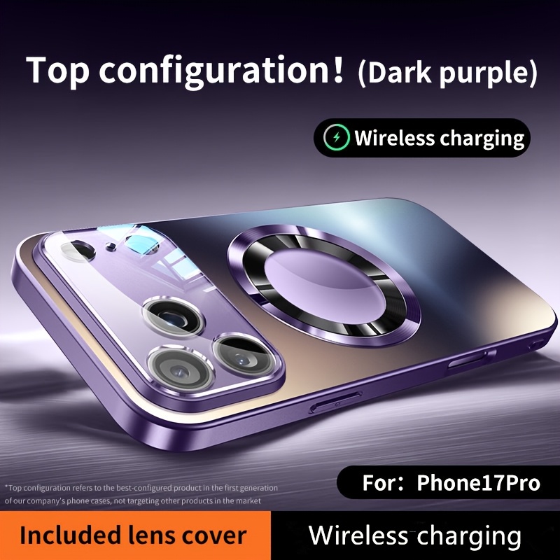 Матов Калъф за iPhone 11-17 Pro Max/Air – Титаниев Металик, Защита на Камерата, Безжично Зареждане - Image 25