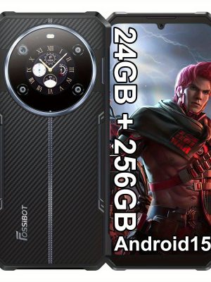 Удароустойчив телефон FOSSIBOT F109 S – Android 15, голяма батерия 10600mAh, 6.74″ екран, 24GB RAM и 256GB памет