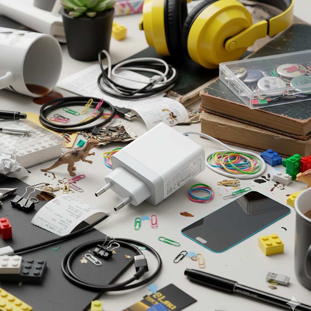 Универсален 4‑портов заряден адаптер – USB A+C, компактен дизайн, подходящ за телефони и таблети - Image 9