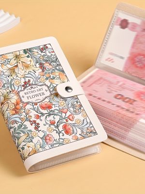 Стилна парична касичка – PVC кожа, правоъгълна форма с удобно щракване