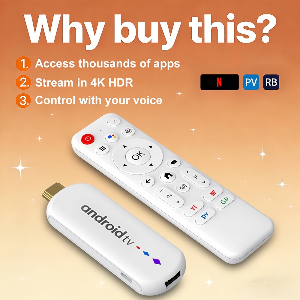 Умен TV Stick H96 Max – Android 14, AllWinner 64‑bit, 4K 60FPS, Wi‑Fi 6, компактен дизайн - Image 3