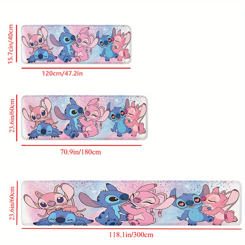 Плюшен килим Стич и Лило – мек декоративен килим за дома - Image 9
