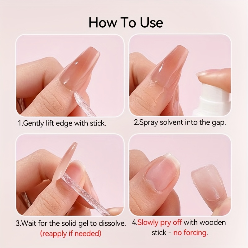 Разтворител за гел лепило и изкуствени нокти – UR SUGAR spray remover - Image 2