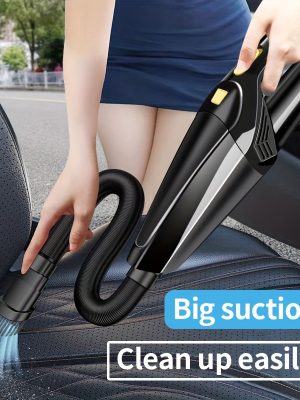 Автомобилна прахосмукачка 12V – мощна компактна с кабел за кола