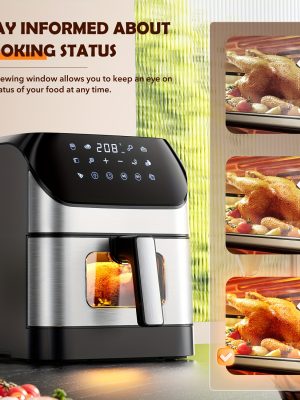 Фритюрник Ninja Style 8L – Регулируема Температура 80‑200°C с 10 Предварителни Настройки