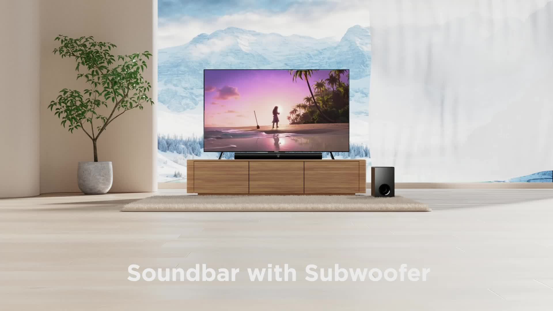 Звукова лента за Smart TV 2-в-1 с дълбок бас и безжична връзка - Image 10