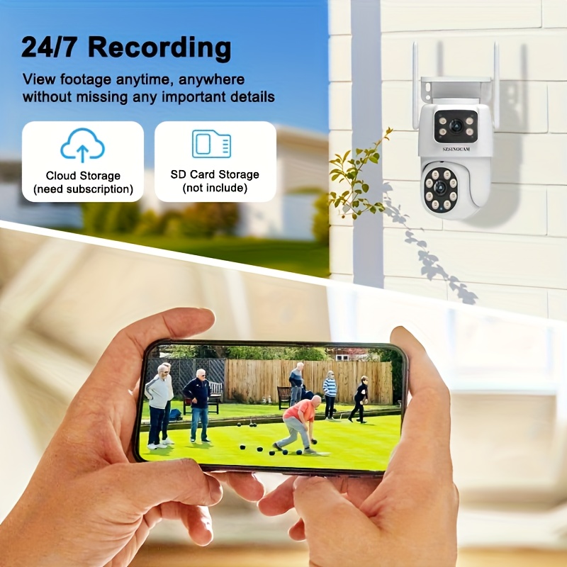 Външна WiFi Камера за Дом – 5G, USB Захранване и Безопасно Наблюдение - Image 5