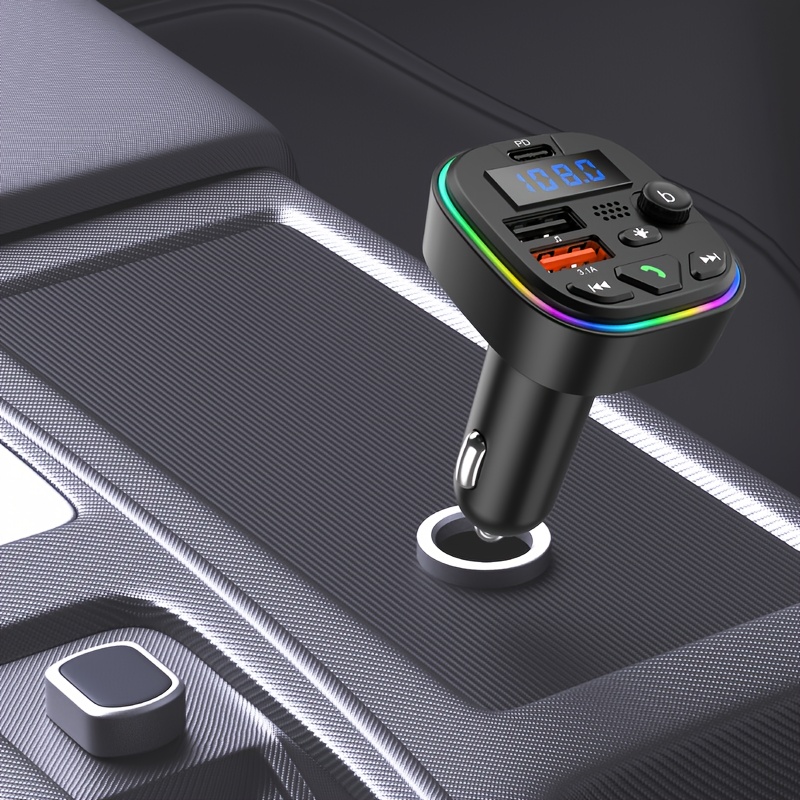 FM Трансмитер с Bluetooth и USB – Авто Зареждане за Телефон и Таблет + Свободни Ръце за Обаждания - Image 10
