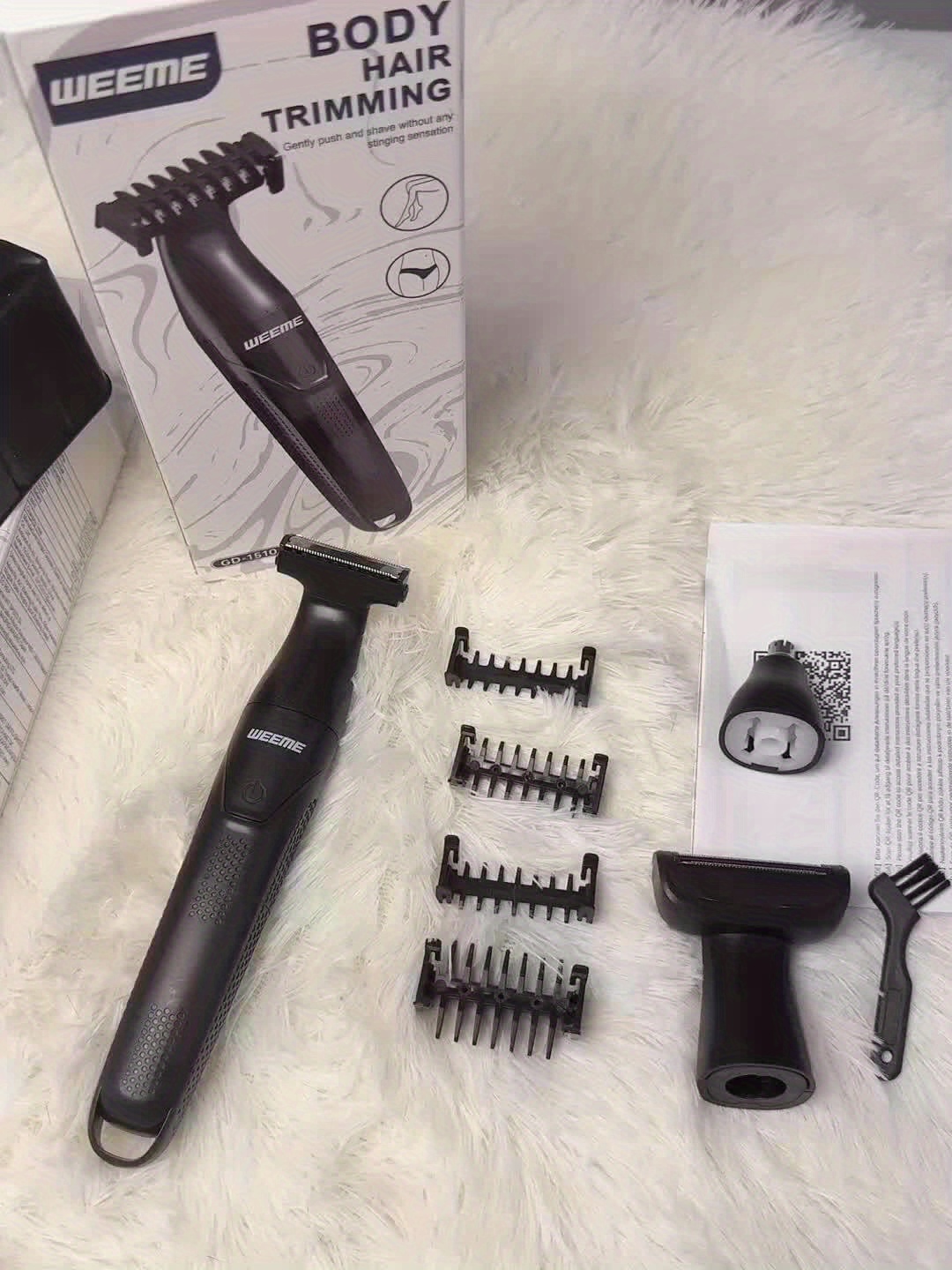 USB Зареждащ се Универсален Бръснар WEEME - За Подмишници, Крака, Ръце и Брада - Image 12