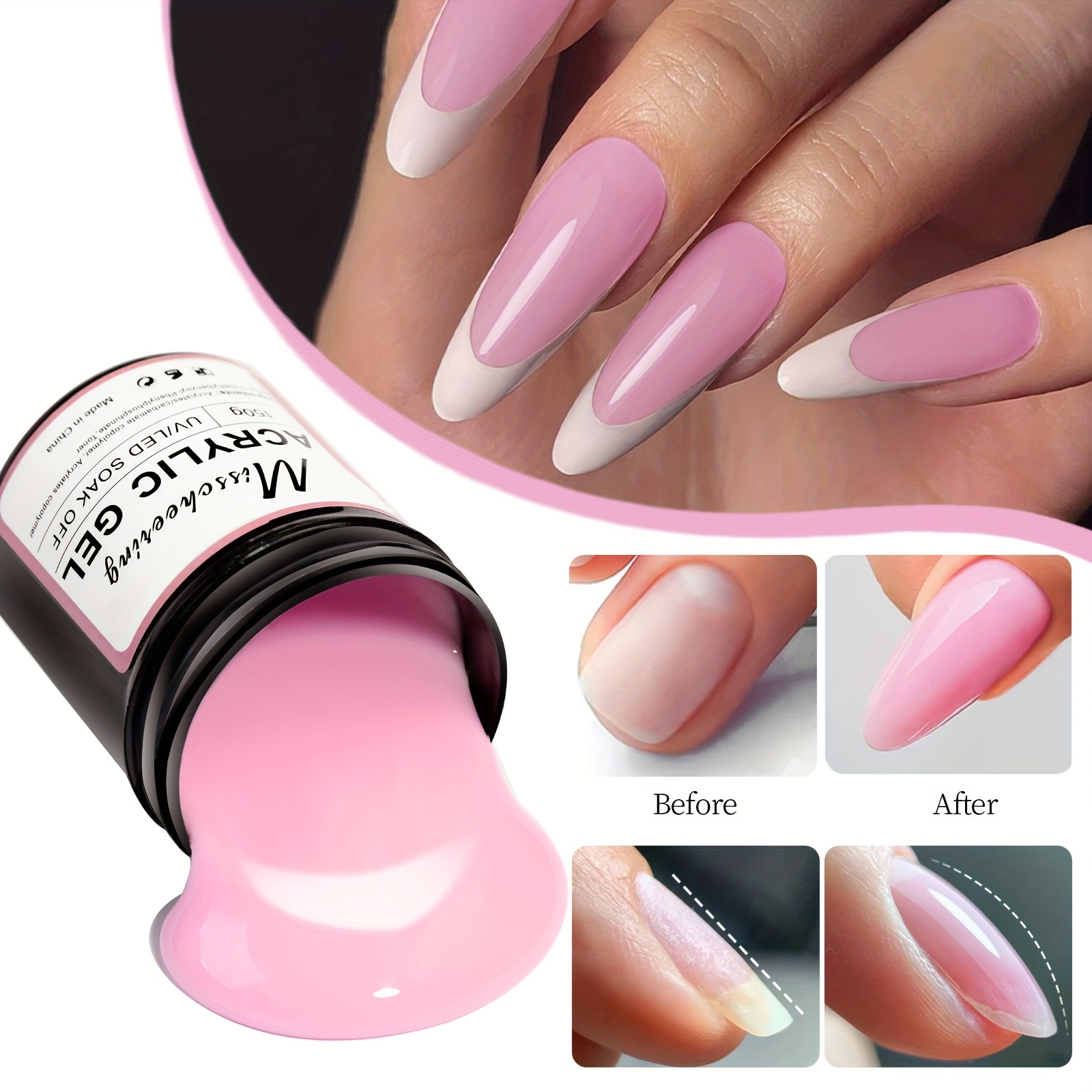 Гел за изграждане на нокти 150G – 3 в 1 builder gel за удължаване - Image 2